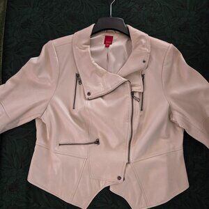 ✨ G.I.L.I. Soft Lambskin Leather Moto Jacket ✨ Women's Size 24 | Black |